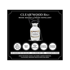 Clear Woodrx plus 2 Gal. Sprayer Exterior Wood Sealer and Water Repellent