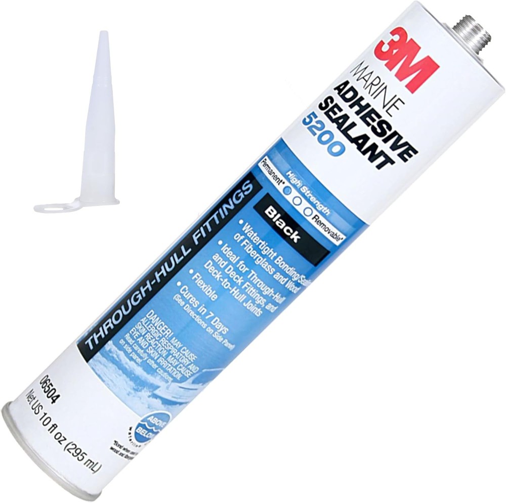 3M Marine Adhesive Sealant 5200 (06504) Permanent Bonding and Sealing for Boats