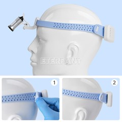 ETERFANT 5W LED Lightweight Silicone Headlamp Dental Surgery Medical Blue