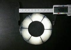 One Large Neodymium N52 Ring Magnet Strong Rare Earth 4″