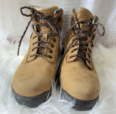 Ariat Work Composite Toe Waterproof Work Boots Tan/Brown Lace-Up Men’s 10.5W