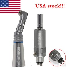 NSK Style Dental Contra Angle Straight Air Motor 4/2H Slow Speed Handpiece FAST