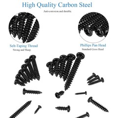 Complete 625pcs Self-Tapping Screw Set – M2 M3 M4 Assortment with Storage Box